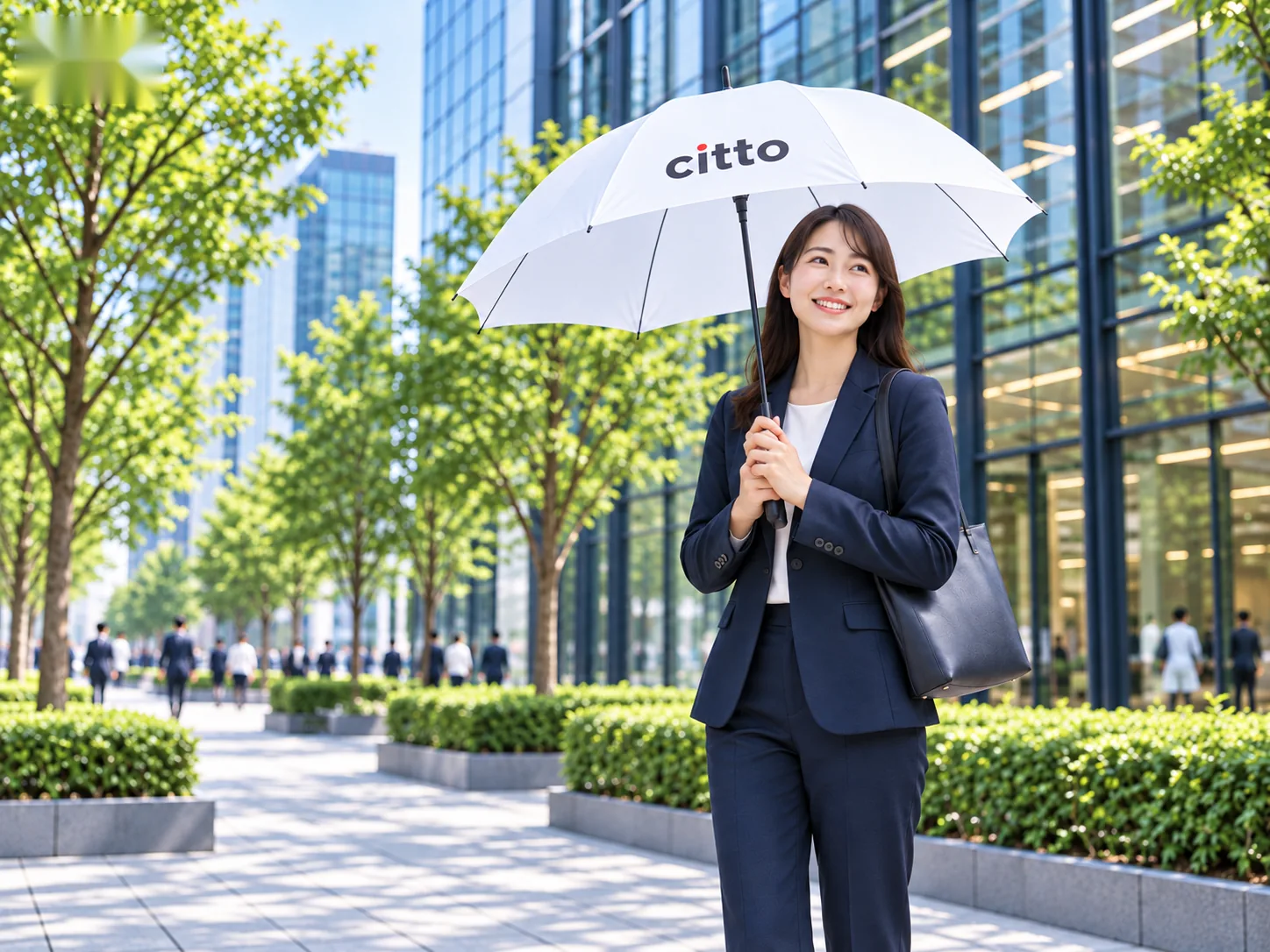 企業ノベルティのプリント傘