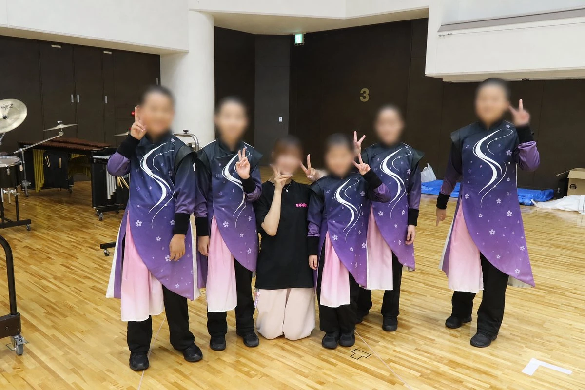 15番 カラーガード衣装 追加製作例9