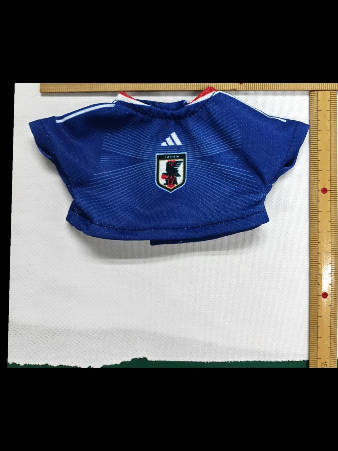 マスコット用Tシャツ製作例 青いユニフォーム風Tシャツ