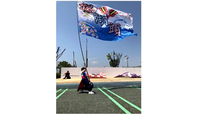 大型フラッグ製作例