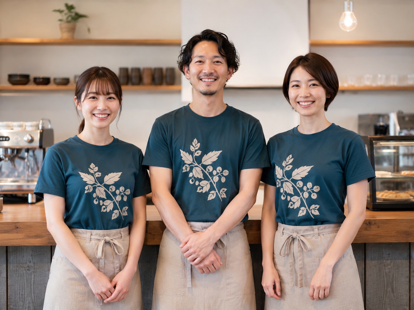 飲食店スタッフTシャツ製作例