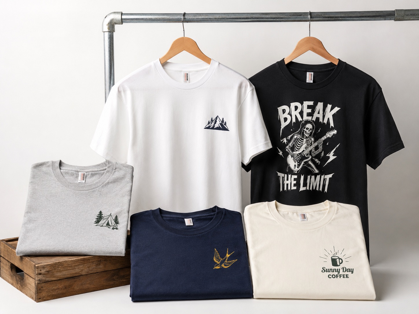 グラフィックTシャツのシルクプリント製作例