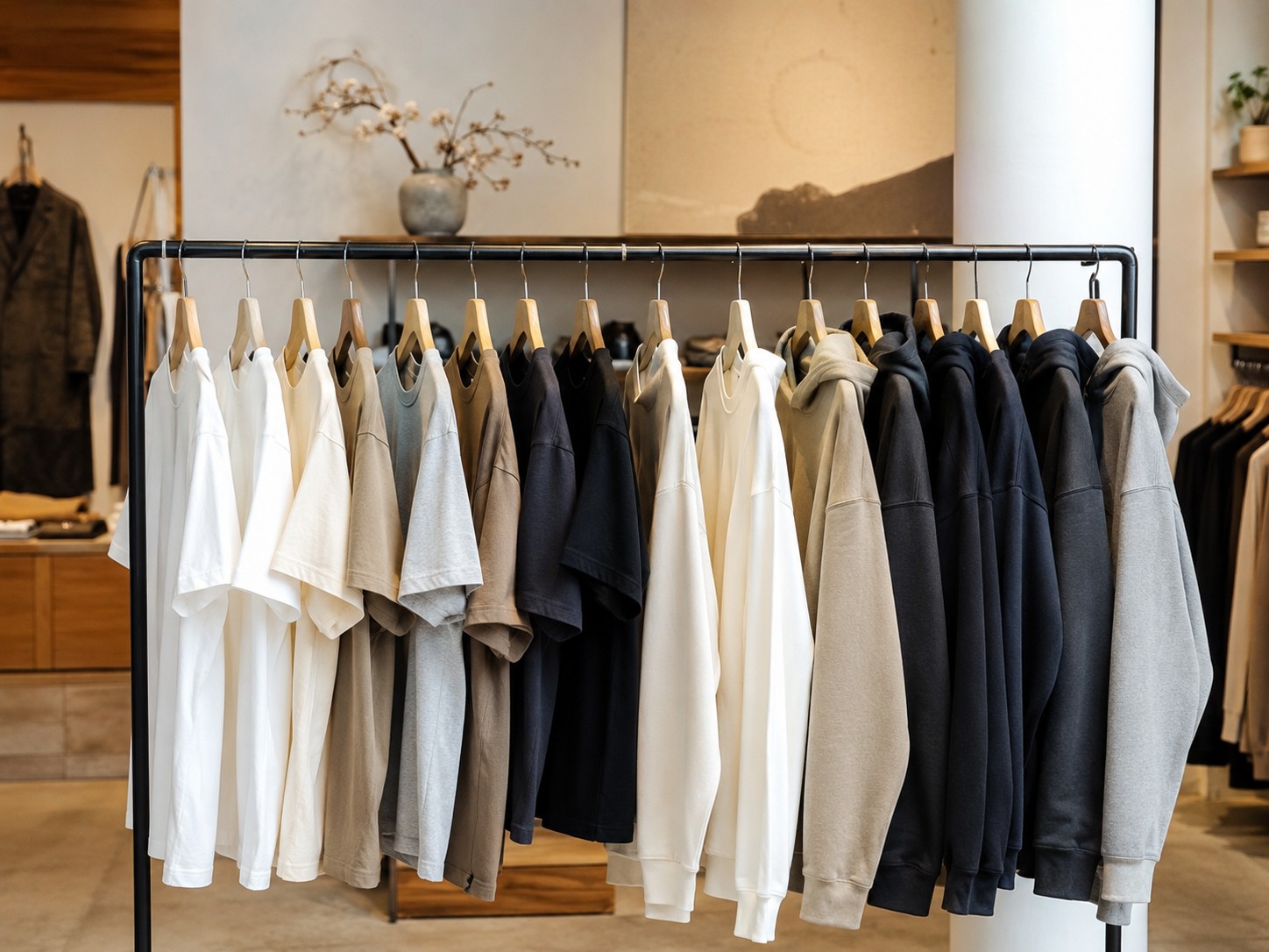 アパレル展開と商品ラインナップのイメージ