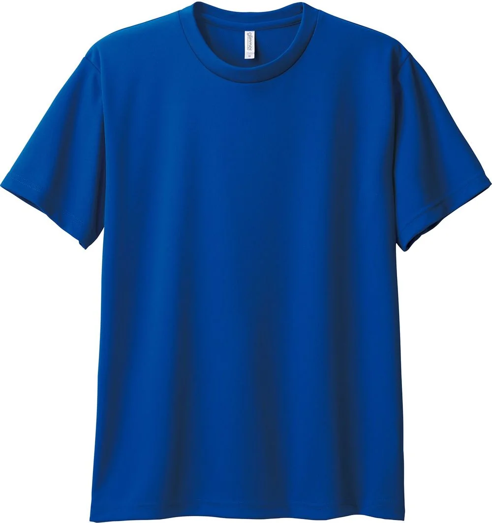 glimmer 300-ACT ブルーのドライTシャツ商品画像