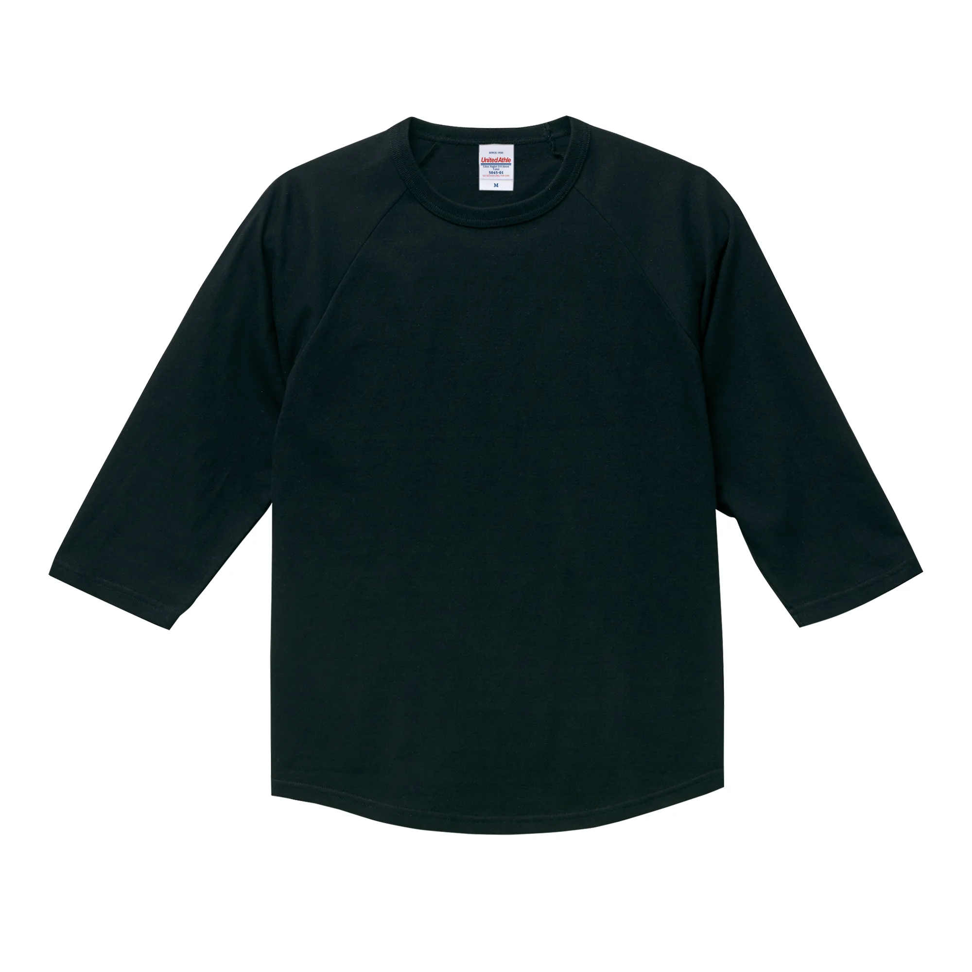 5045-01 5.6オンス ラグラン 3/4スリーブ Tシャツ 実商品画像
